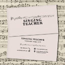 Pesquisar por cantor musical cartao de visita Treinador vocal