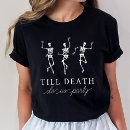 Pesquisar por de esqueleto femininas camisetas Gótico