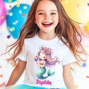 Pesquisar por sereia cor de rosa camisetas Para crianças
