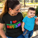Pesquisar por família do autismo camisetas Colorido
