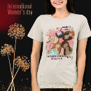 Pesquisar por dia mulheres internacionais femininas camisetas 8 de março