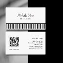 Pesquisar por instrutor piano padrao cartao de visita Simples