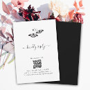 Pesquisar por borboletas preto branco rsvp cartões Elegante