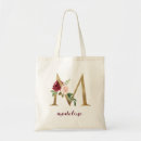 Pesquisar por monograma da letra m bolsas tote Floral