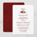 Pesquisar por floral vermelho do marsala convites Casal