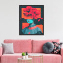 Pesquisar por flores abstratas impressão de canvas Abstrato