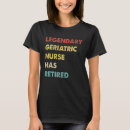 Pesquisar por enfermeira aposentada camisetas Retrô