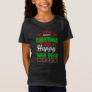 Pesquisar por o feliz ano novo camisetas Natal