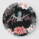 Pesquisar por abacaxi tropical relogios de parede Rosa