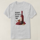 Pesquisar por vinho e uvas camisetas Vermelho
