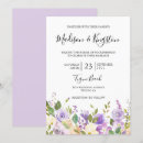 Pesquisar por flores violetas convites Elegante