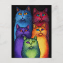 Pesquisar por gato roxo cartoes postais Gatinho