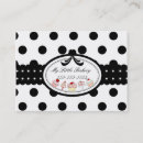 Pesquisar por polkadot cartao de visita Branco