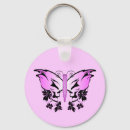 Pesquisar por cor de rosa da borboleta chaveiros Flores