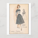 Pesquisar por vintage fashion cartoes postais Design