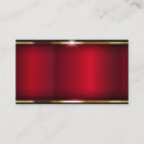 Pesquisar por vermelho e ouro cartao de visita Cliente