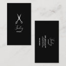 Pesquisar por tesouras pretas cartao de visita Para ela