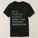 Pesquisar por ciência política camisetas Engraçado