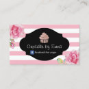 Pesquisar por cupcakes cor rosa padrao de cartao de visita Cozinheiro chefe