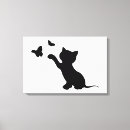 Pesquisar por gato impressão de canvas Borboletas