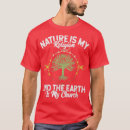 Pesquisar por a natureza é minha religião camisetas Indígenas