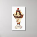 Pesquisar por do sorvete para ela impressão de canvas Vintage