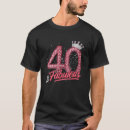 Pesquisar por 40 birthday camisetas Women