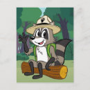 Pesquisar por raccoon cartoes postais Rick raccoon ranger