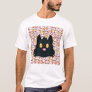 Pesquisar por arte do gato preto camisetas Para todos