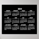 Pesquisar por calendário anual pósteres Branco