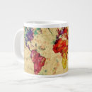 Pesquisar por mapa do mundo canecas Arte