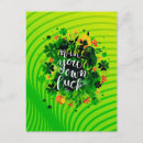 Pesquisar por dia de são patrício cartoes postais Sorte dos irlandeses