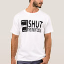 Pesquisar por porta fechada camisetas Engraçado