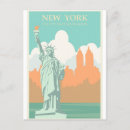 Pesquisar por vintage new york cartoes postais Ilustração