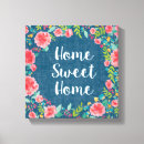 Pesquisar por home sweet home impressão de canvas Tipografia