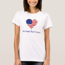 Pesquisar por coração da bandeira americana camisetas Qualquer pessoa