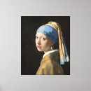 Pesquisar por vermeer johannes impressão de canvas Menina
