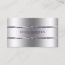 Pesquisar por roxo prata cartao de visita Metálico