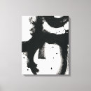 Pesquisar por abstrato preto e branco impressão de canvas Moderno