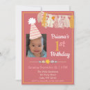 Pesquisar por 1st birthday girl convites Menina