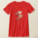 Pesquisar por balões vermelhos camisetas Para ela