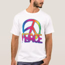 Pesquisar por paz colorida camisetas Para ele