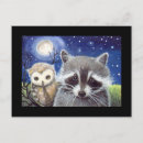 Pesquisar por raccoon cartoes postais Arte