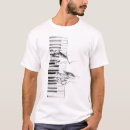Pesquisar por piano jazz camisetas Música para piano