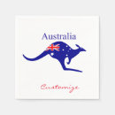 Pesquisar por bandeira austrália de de guardanapos Canguru
