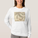 Pesquisar por mapas históricos camisetas Mão