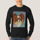 Pesquisar por papillon camisetas Cão borboleta