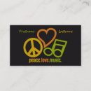 Pesquisar por música rock cartao de visita Retrô