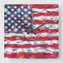 Pesquisar por listras vermelhas e brancas relogios de parede Vermelho