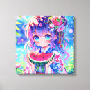 Pesquisar por melancia impressão de canvas Verão